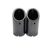 Exhaust Pipe 1 Pair For BMW F20 F22 2012 2013-2018 Chrome Plating Stainless Steel Car Exhaust Muffler Tip Pipes Covers Tips Exhaust Tips Muffler(2pcs Gloss Black)