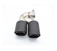 Exhaust Pipe 1 Pcs 304 Stainless Steel Carbon Fiber Exhaust Tip Exhaust Pipe For BMW 118i 116i F20 Muffler Tip 63mm Exhaust Nozzle Car Exhaust Pipes(Carbon B 120)
