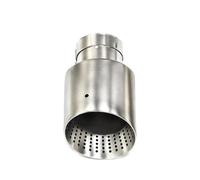 Exhaust Pipe 1 Pcs Matte Stainless Steel Car Exhaust Tip System Pipe Universal For VW For GTI For MK7 For Golf7 Nozzle 60MM 63mm Muffler Tail Throat(ID60MMOD101MM)