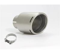 Exhaust Pipe 1 Pcs Universal Exhaust Tip Upgrade 304 Matte Stainless Steel Muffler Modify Pipe Decoration Nozzle Exhaust tips(ID63-OD101)