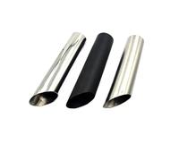 Exhaust Pipe 1 Piece 76mm Exhaust Pipes Tail Pipe Tips Muffler Tips For Benz G-class W463 W463 G Class G500 G55 G63 B-Style(Polished-Right side)