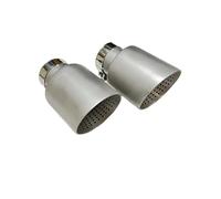 Exhaust Pipe 1 Piece Car Exhaust Tip System Pipe Universal For VW For GTI MK7 For Golf7 Nozzle 60MM 63mm Muffler Matte Stainless Steel Tail Throat(70mm-89mm)