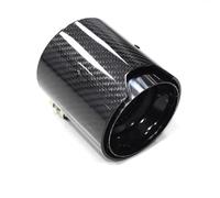 Exhaust Pipe 1 Piece For Bmw F87 F80 F82 F83 F90 For M2 For M3 For M4 For M5 M6 Performance Carbon Exhaust Tips Muffle Nozzles Tails Silver(Black 63mm-93mm)