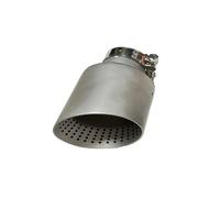 Exhaust Pipe 1pcs Car Muffler Trim Exhaust Nozzle Matte Stainless Steel Large Diameter 101mm 114mm Open Tail Throat(60mm-114mm)