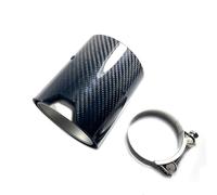 Exhaust Pipe 1PCS Carbon Fiber Sand Blast Exhaust Tip For BMW For M2 For M3 For M4 For M135i For M235i For M140i For M240i For M335i Tail Pipe(IN 70MM-OUT 105MM)