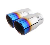 Exhaust Pipe 1Pcs For Toyota For Prado 120 150 2003-2020 2021 2022 Stainless Steel Exhaust Pipe Muffler Tailpipe Tip Car Rear Tail Throat Exhaust Tips Muffler(Style-B-2Pcs)