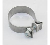 Exhaust Pipe 2.0" 2.25" 2.5" 3.0" 4.0" Stainless Exhaust Lap Joint Exhaust Band Clamp Exhaust Sleeve Butt Joint Clamp Car End Pipes(54mm)