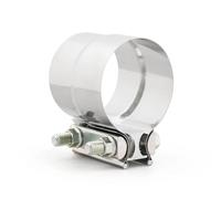 Exhaust Pipe 2.0" .25" .5" .75'' 3. 4. Stainless Exhaust Sleeve Butt Joint Clamp Band Strap For Muffler Tailpipe Tip(3INCH)