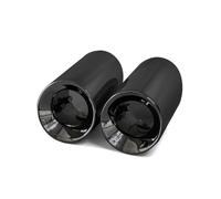 Exhaust Pipe 2 Pieces For BMW F-Chassis Slip-On Exhaust Tip N55 & B58 Exhaust Tips M135I M140I M235I M240I 335I & 440I Tail Throat(Straight Black)
