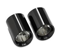 Exhaust Pipe 2pcs Car Tailpipe Black Cover For BMW Z4 G29 Xdrive 20i 30i 2019-2024 Muffler Tip Tailpipe Replacement Exhaust Trim Cover Car End Pipes(Black)