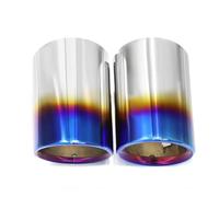 Exhaust Pipe 2pcs For Toyota For Camry XV70 SE XSE 2018 2019 2020 2021 2022 Tail Muffler Rear Exhaust Trim Tip Pipe Exhaust Tips Muffler(Blue)