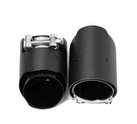 Exhaust Pipe 2pcs ID 65MM Carbon Fiber Exhaust For BMW G20 G21 320i 330i Muffler Tip Directly Plug Tailpipe Exhaust Nozzle Tail Throat(B ID65MMOD89MM)