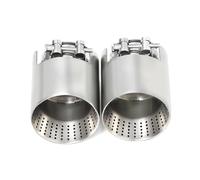 Exhaust Pipe 2pcs/lot Exhaust Tip For BMW 3 Series G20 G21 330i Tips Nozzle Tailpipe Direct Plug Matte Stainless Steel Tail Throat(B)