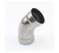 Exhaust Pipe 45 Degree Bend Tube Insertion Type Inner Diameter 16mm25mm 32mm 40mm 51mm 63mm76mm Pipe Fitting Welding 304 Stainless Steel Tail Throat(ID 102mm)