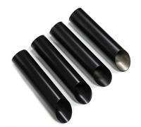 Exhaust Pipe 4PCS Exhaust Tip For Benz For W463 G Class Muffler Tips G500 G55 G63 76mm Pipes Tailpipe Nozzle Tail Throat(Silver C)