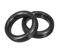 Exhaust Pipe 60mm 70mm O-Ring Car Universal Muffler Exhaust Hanger Bushing Rubber Bracket Kit 2/4pcs Tailpipe Tip(70mm 2pcs)