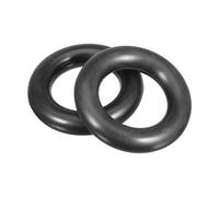 Exhaust Pipe 60mm 70mm O-Ring Car Universal Muffler Exhaust Hanger Bushing Rubber Bracket Kit 2/4pcs Tailpipe Tip(60mm 2pcs)