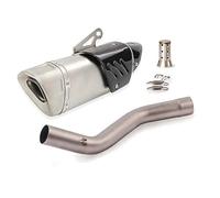 Exhaust Pipe Adapter Exhaust Systems For Ninja for ZX6R for ZX636 2009-2023 Exhaust Pipe 51mm Muffler Silencers Slip Exhausts Pipes(A)