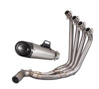 Exhaust Pipe Adapter For CBR650r For CB650r For CB650f For CBR650F Motorcycle Exhaust Pipe Whole Vehicle For Escape Refit Link Pipe Quality Carbon Fibre Muffler