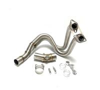Exhaust Pipe Adapter For ER6N ER6F Z650 2012 2013 2014 2015 2016 2017 2018 Motorcycle Exhaust Full System Modified Motorcycle Crossover Front Center Tube