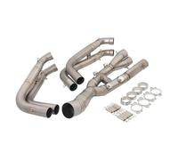 Exhaust Pipe Adapter For S1000RR 2019-2023 For S1000R 2021-2023 Motorcycle Exhaust System For Espace Moto For Titanium Alloy Front Link Pipe