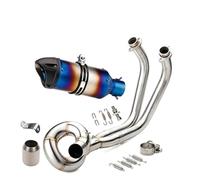 Exhaust Pipe Adapter For Z650 For Ninja 650 2017-23 Exhaust System Header Pipe + Blue Muffler Exhausts Pipes