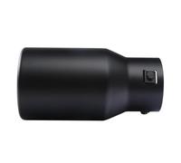 Exhaust Pipe Adjustable 1.7"-2.5" Inlet To 4" Outlet Stainless Steel Exhaust Tip 7.67" Long Universal Bolt-On Design For 1.7-2.5" Tailpipes Exhaust Tips Muffler(Black)
