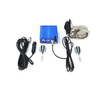 Exhaust Pipe Car Accessories 2" /2.25" /2.5" /2.75" / 3" Vacuum Exhaust Cut Off Electric Control Valve Kit With Pump Tail Throat(Controller51mm)