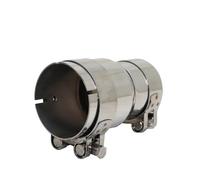 Exhaust Pipe Car Accessories Universal Stainless Steel Exhaust Pipe Reducer Adapter Motorcycle Muffler Pipeline Welded(I.D 51MM-48MM)