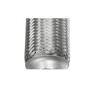 Exhaust Pipe Car Exhaust Tube Telescopic Flexible Stainless Steel Muffler Pipe Connector 51x55x252mm 51x57x150mm 58x63x250mm Tail Throat(51x57x100mm)