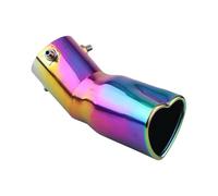 Exhaust Pipe Car Tail Throat Thickened Stainless Steel Love 6.3 Caliber Exhaust Pipe Noise Reduction Heart General Single-row Love(Z)