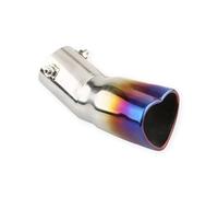 Exhaust Pipe Car Tail Throat Thickened Stainless Steel Love 6.3 Caliber Exhaust Pipe Noise Reduction Heart General Single-row Love(H)