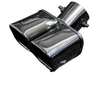 Exhaust Pipe Car Tailpipe Suitable For IX25 For For XRV For Jetta For Suzuki For Swift Stainless Steel Decorative Tail Throat(Black)