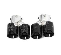 Exhaust Pipe Carbon Fiber Exhaust Tip For BMW G20 G21 M340i 2019 2020 2021 2022 3 Series Dual MPerformance Exhaust MPE Nozzle Tail Throat(Carbon Fiber M)