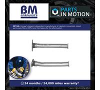 Euro 2 BM Exhaust Pipe For Peugeot 206 1998-2000 1.4 1.6 BM50008