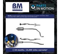 Exhaust Pipe Centre BM51131 BM Catalysts 13220793 5852595 Top Quality Guaranteed