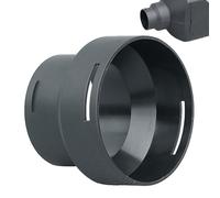 Exhaust Pipe Connector - 75mm-60mm Reducer Adapter, Flexible Bellows Connection Coupling, Air Heater Duct Connector, Heat Resistant Metal Hose Connector, Durable Vent Adapter