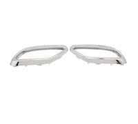 Exhaust Pipe Cover 2Pcs 2 PCS Car Tail Throat Liner Pipe Exhaust System Cover Compatible With Benz For CLA-Casse X118 For AMG-Line 2020 2021 2022 2023 2024(Silver)