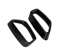 Exhaust Pipe Cover, Exhaust Tip Trim, 2pcs Tailpipe Trim Tail Pipe Tip Cover Gloss Black Replacement for 5 Series G30 G38 2018-2021 Car Tail Muffler Covers