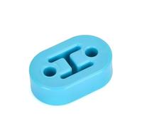 Exhaust Pipe Diameter 11mm 2 Holes Universal Car Polyurethane Exhaust Tail Pipe Mount Brackets Hanger Insulator For WLR8952 Exhaust Tip(1 piece new blue)