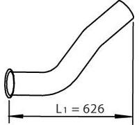 Exhaust Pipe DINEX 48120