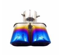 Exhaust Pipe Ends 1Piece 2016-2018 For Toyota For Cruiser 150 Series Prado Exit Exhaust Pipe Tail Muffler Steel Car Accessory Pipe Tailpipe Tip(Blue)