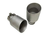 Exhaust Pipe Exhaust nozzle Matte stainless steel large diameter 101mm 114mm open car muffler system Car muffler trim Tail Pipe(57mm-89mm)