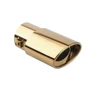 Exhaust Pipe Exhaust Pipe Sleeve Tail Throat Muffler Tip Gold Silencing Stainless Steel Modified Tail Pipe(Golden Straight)