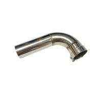 Exhaust Pipe Exhaust Pipe Stainless Steel 90 Degree Turn Pipe The Muffler Is Connected To The Elbow Car Accessories Tail Throat(48mm-51mm)