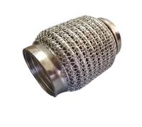 Exhaust Pipe Flex Pipes Tube Coupler With Interlock Super Flexible Inlet 38 45 51 57 63 76 89mm 1.5-3.5 Inch 304 Stainless Steel Tail Throat(76x203mm)