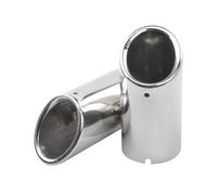 Exhaust Pipe For A1 A3 A4 A5 A6L Q3 Q5 Q7 For Golf 6 7 For VW For Tiguan For Passat For Skoda For Octavia For SUPERB Exhaust Muffler Tips Tail Throat(89mm Silver)