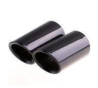 Exhaust Pipe For A1 A3 A4 TT 2009-2015 Chrome Plating Stainless Steel Car Exhaust Muffler Tip Pipes Covers Exhaust Tail(Black)