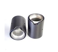 exhaust pipe For BMW 1 2 3 4 M2 F87 M3 F80 M4 F82 F83 M5 F10 M6 F12 1piece 67MM Carbon Fiber Car Exhaut Tip Exhaust Pipe(B)