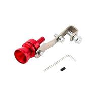 exhaust pipe For BMW E36 E46 E90 E91 E92 E93 E81 E82 E87 E88 E34 E39 E60 E61 E84 E83 Z4 Car Exhaust Sound Muffler Pipe Tail Tip Turbo Whistle(Red,M)